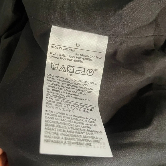 NWT Banana Republic Pleated Maxi Adjustable Straps Black Dress Size 12 - Picture 12 of 14